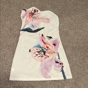 Floral Strapless Dress